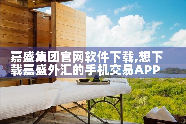 嘉盛集团官网软件下载